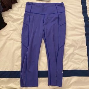 Lululemon fast and free crops